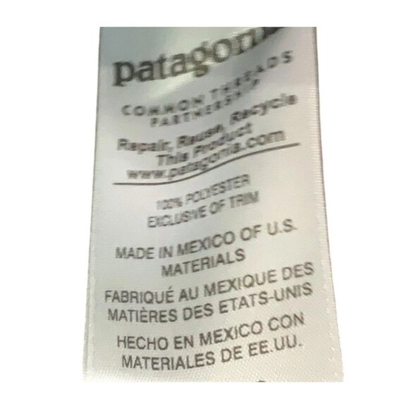 Patagonia Quarter-Zip Blue Fleece Pullover Jacket | Athleisure Gorpcore Coastal - Picture 11 of 14